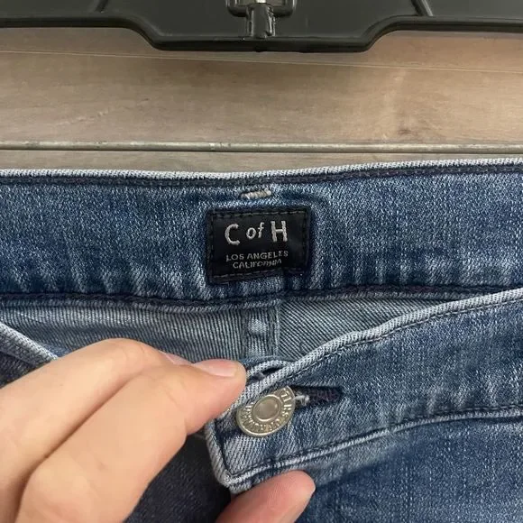 Citizens of Humanity Womens Blue Rocket Crop High Rise Skinny Jeans - Picture 6 of 11